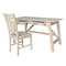 International Concepts Serendipity Desk with 2 Drawers and Chair, Unfinished K-OF-69-C10 - alternate 3